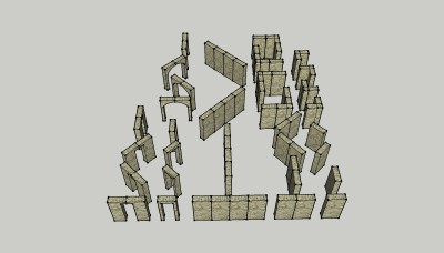 绘图的构建块草图大师模型，绘图的构建块 sketchup模型下载