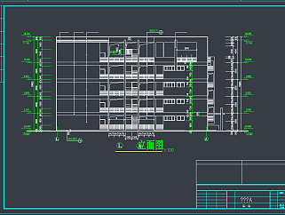 综合楼建筑全套CAD施工图，办公空间CAD施工图纸下载