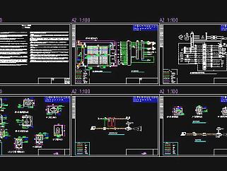 多媒体电气系统图纸施工图CAD图纸