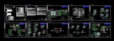 多媒体电气系统图纸施工图CAD图纸