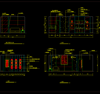 东莞东海龙湾大酒店餐厅施工图，酒店餐厅CAD图纸下载