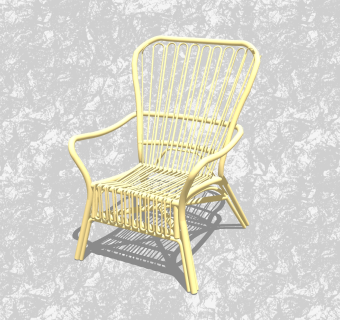 现代创意小座椅su模型，休闲椅草图大师模型下载