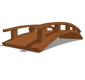 拱桥草图大师模型下载，sketchup拱桥模型分享