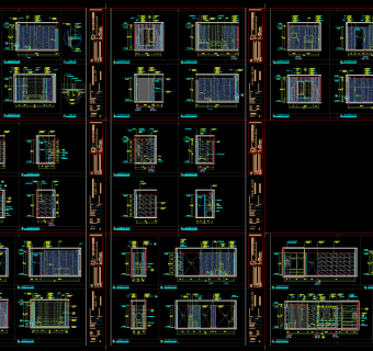 正弘瓴样板间CAD全套施工图，样板房CAD建筑图纸下载
