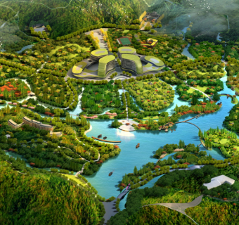红豆杉生态风情度假村规划设计方案