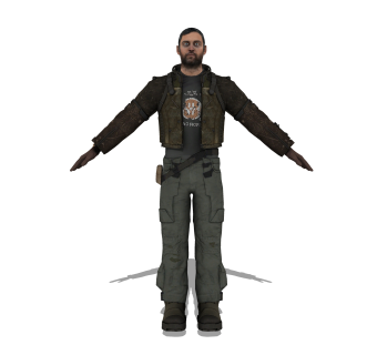 现代游戏角色草图大师模型，游戏角色su模型下载