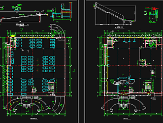 综合办公大楼CAD施工图，办公楼CAD建筑图纸下载