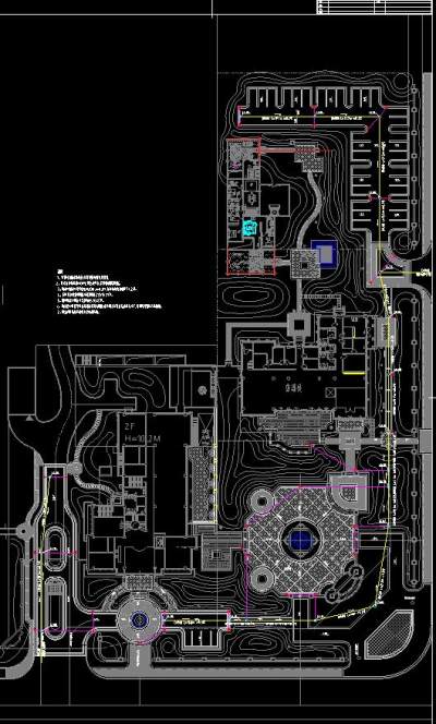 [北京]园林景观项目给排水施工图纸CAD图纸