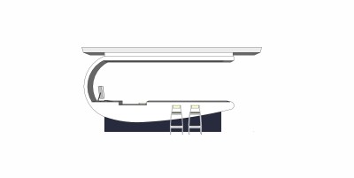  现代 前台草图大师模型，前台1sketchup模型下载