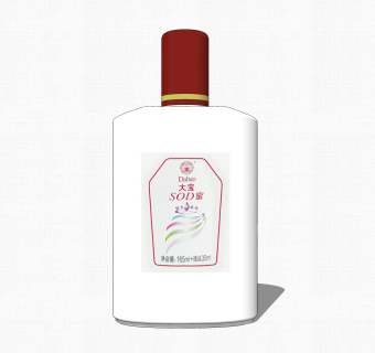 现代大宝SDO蜜草图大师模型，护肤品su模型下载
