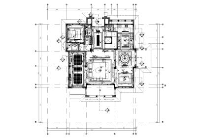 福州百督府一层综合天<a href=https://www.yitu.cn/sketchup/huayi/index.html target=_blank class=infotextkey>花</a>布置图