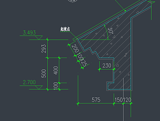 檐口大样CAD图库，檐口CAD建筑图纸下载
