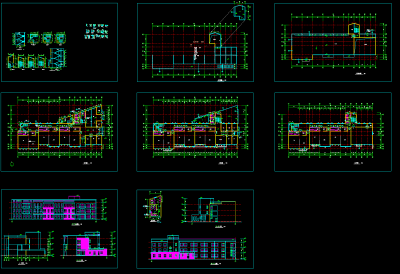 精品幼儿园CAD施工图，幼儿园CAD图纸下载
