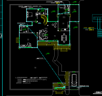 别墅建筑结构水电施工图，别墅水电CAD施工图纸下载