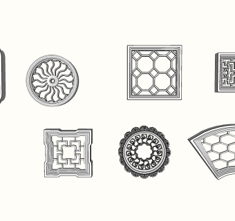   现代  新中式屏风草图大师模型， 屏风sketchup模型下载