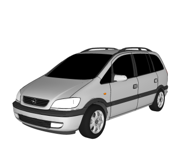 现代汽车免费su模型，现代汽车sketchup模型，汽车草图大师素材下载