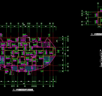 某地十二层剪力墙结构住宅楼结构设计图纸，住宅楼剪力墙设计CAD施工图下载