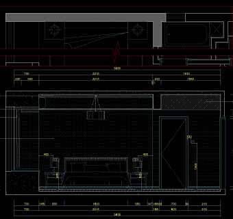 保利心语样板间cad施工图下载、保利心语样板间dwg文件下载