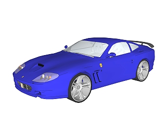 现代跑车免费su模型，现代跑车skp模型，草图大师素材下载