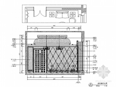 [长春]精品新古典主义风格<a href=https://www.yitu.cn/sketchup/shoulouchu/index.html target=_blank class=infotextkey>售<a href=https://www.yitu.cn/su/8159.html target=_blank class=infotextkey>楼</a>处</a>装修施工图（含效果图）签单室立面图