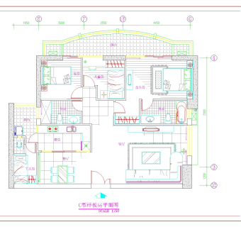 家装设计施工图cad图纸下载