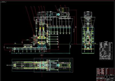 550立轧机列设计图纸，立轧机CAD图纸下载