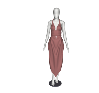 现代模特草图大师模型，模特SKB文件下载