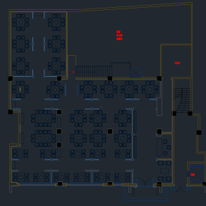 中式火锅店CAD施工图整体下载、中式火锅店dwg文件下载