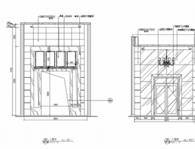 [成都]<a href=https://www.yitu.cn/sketchup/huayi/index.html target=_blank class=infotextkey>花</a>园<a href=https://www.yitu.cn/su/7987.html target=_blank class=infotextkey>小区</a>高层住宅<a href=https://www.yitu.cn/su/8159.html target=_blank class=infotextkey>楼</a>室内施工图 立面图