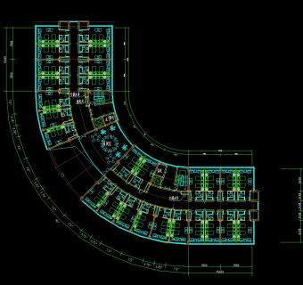 某大学星级会馆建筑方案图，大学会馆cad设计图纸下载