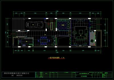 欧式风格别墅CAD施工图，CAD建筑图纸免费下载