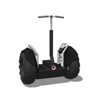 现代平衡车草图大师模型，平衡车su模型下载