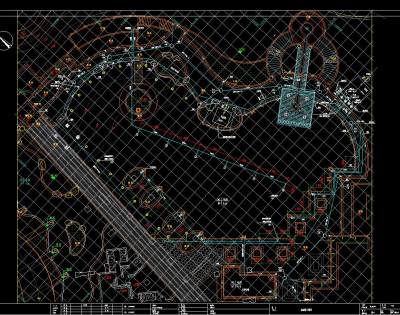 某小区园林景观规划图纸CAD图纸