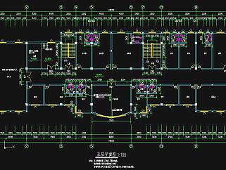 某医院综合楼建筑设计图纸，医院综合楼CAD施工图下载