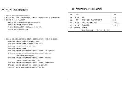 CAD制图要素