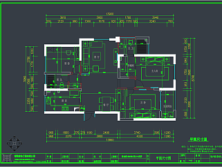 御龙湾简欧客餐厅卧室CAD施工图，客餐厅卧室CAD建筑图纸下载