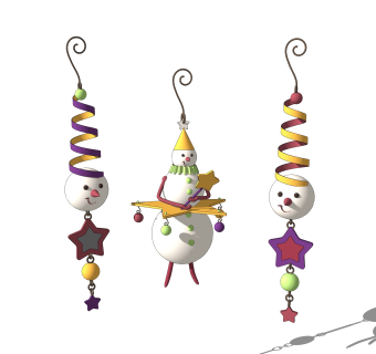 现代儿童卡通玩具草图大师模型，玩具su模型下载