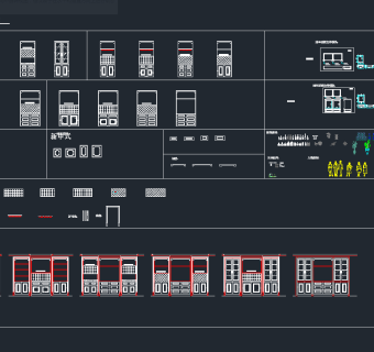 酒柜CAD图库，酒柜CAD图纸下载