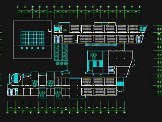 教学楼建筑施工图CAD图纸