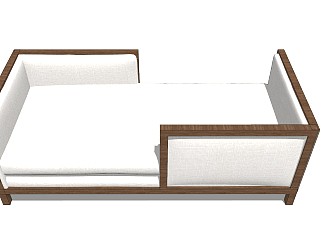新中式多人沙发草图大师模型，沙发SU模型