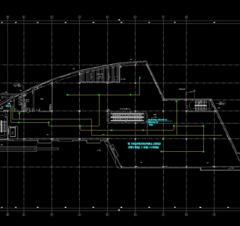 某综合楼北电气图纸弱电施工图CAD图纸