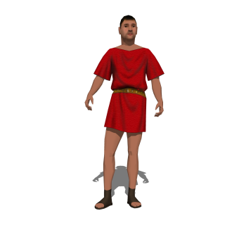 现代游戏人物草图大师模型，游戏角色su模型下载