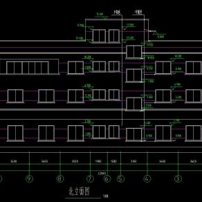 三层工具公司办公楼设计图，办公CAD设计图纸下载