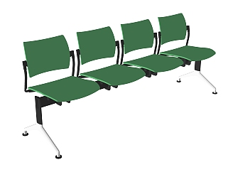 现代<em>排椅</em>草图大师模型，<em>排椅</em>SKB文件下载