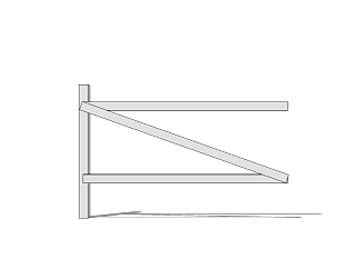 现代农场木板篱笆栏杆su模型下载、农场木板篱笆栏杆草图大师模型下载