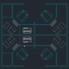 办公桌椅沙发器材家具CAD图库,图库CAD建筑图纸下载