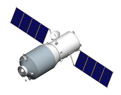 现代人造卫星su模型下载，人造卫星草图大师模型