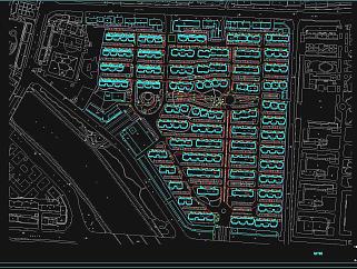 颖都家园路灯和监控和弱电电力施工图CAD图纸