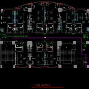 连锁酒店CAD智能化工程图，连锁酒店智能化CAD图纸下载