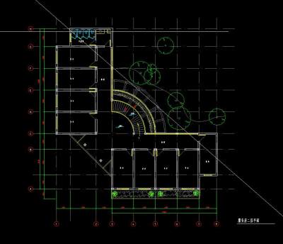 浙江省瑞安市广场景观建筑施工图CAD图纸